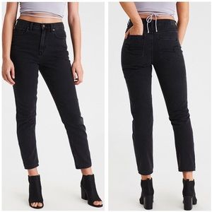 American Eagle black Mom Jeans